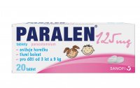 Paralen pro děti 125 mg 20 tablet