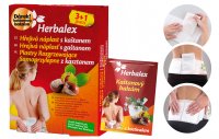 Herbalex Hřejivá náplast s kaštanem 3+1 ks + bederní pás