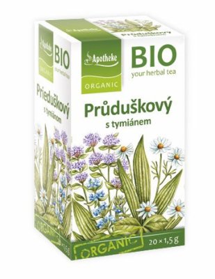 APOTHEKE BIO čaj průduškový s tymiánem 20 x 1.5 g