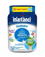 Marťánci Gummy Echinacea 50+20 ks