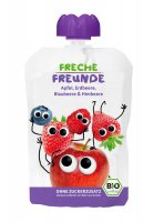Freche Freunde BIO Kapsička jablko jahoda borůvka a malina 6x100 g