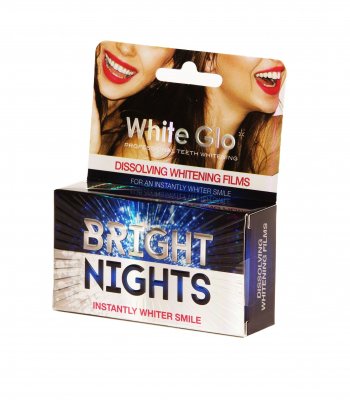 White Glo Bright Nights bělicí pásky 6 ks