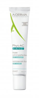 A-derma Phys-AC Perfect fluid proti nedokonalostem pleti 40 ml