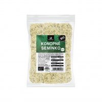 Allnature Loupané konopné semínko BIO RAW 150 g