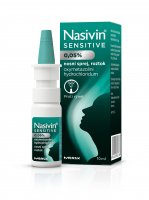 Nasivin Sensitive 0,05% pro dospělé a děti od 6 let nosní sprej 10 ml