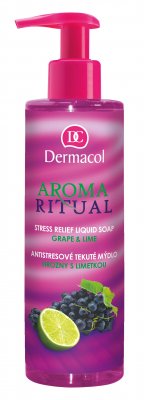 Dermacol Aroma Ritual Antistresové tekuté mýdlo hrozny s limetkou 250 ml