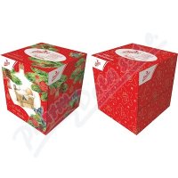Papírové kapesníky LINTEO vánoční-box 3vrstvé 60ks