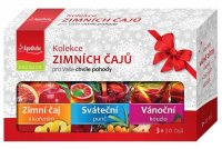 Apotheke Zimní/Sváteční/Vánoční čaj+dárek 3x20x2g