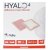 HYALO4 ADHESIVE SILICONE BORDER FOAM DRESSING 7,5 X 7,5 CM ADHEZIVNÍ PĚNOVÉ KRYTÍ SE SILIKONEM A LEPÍCÍM OKRA
