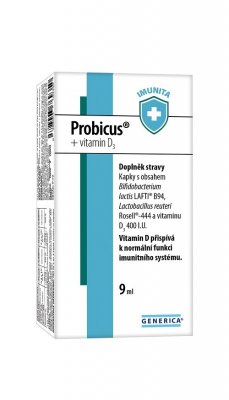 Probicus + vitamin D3 9 ml Generica