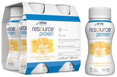 RESOURCE PROTEIN VANILKOVÝ 4X200 ML perorální SOL 4X200ML