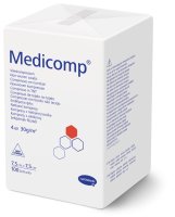 KOMPRESY MEDICOMP NESTERILNÍ 7,5X7,5CM,NETKANÝ TEXTIL,4 VRSTVY,100KS KOMPRESY MEDICOMP NESTERILNÍ 7,5X7,5CM,NETKANÝ TEXTIL,4 VRSTVY,100KS