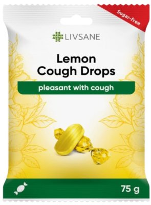 LIVSANE Bonbóny bylinné s vitaminy citron 75g