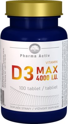 Vitamin D3 MAX 4000 I.U. tbl.100 Vitamin D3 MAX 4000 I.U. tbl.100