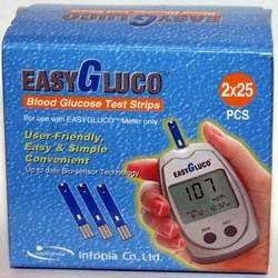 EasyGluco testovací proužky pro glukometr 50 ks