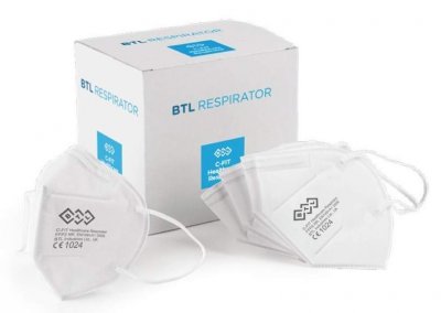 Respirátor FFP2, BTL C-fit healthcare, 25 kusů