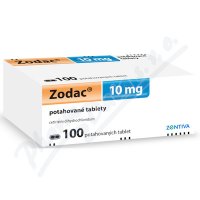 ZODAC 10MG potahované tablety 100