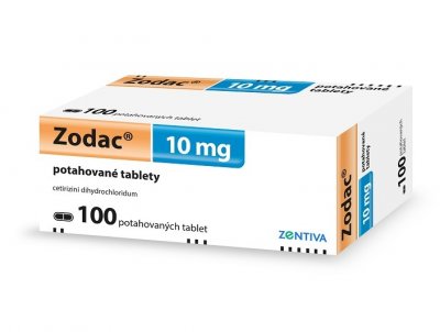ZODAC 10MG potahované tablety 100
