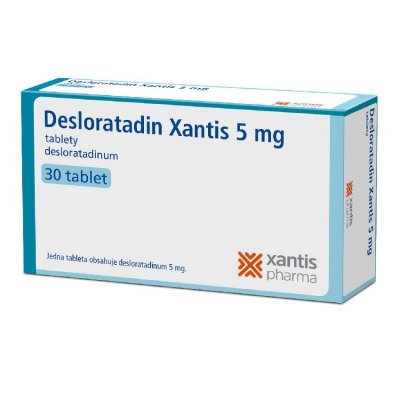 DESLORATADIN XANTIS 5MG neobalené tablety 30