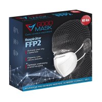 GOOD MASK Respirátor FFP2 Covid 19 bílý 10ks