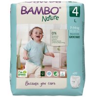 Bambo Nature Pants 4 L 7-14 kg tréninkové kalhotky 20 ks