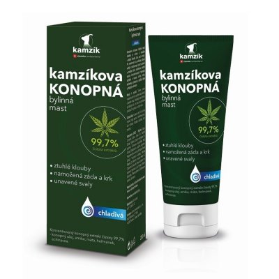 Cemio Kamzíkova konopná mast chladivá 200ml NEW ČR/SK