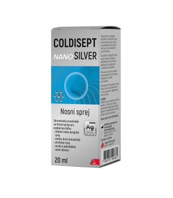 Coldisept nanoSilver nosní sprej 20ml