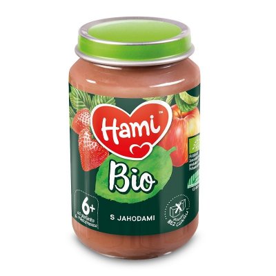 Hami ovocný příkrm s jahodami BIO 6+ 190g