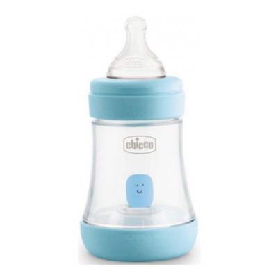 CHICCO Láhev Perfect 5 silikon 150ml chlapec