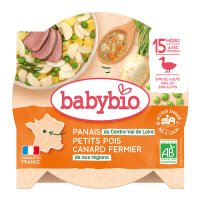 BABYBIO zelenina s farmářskou kachnou 260g