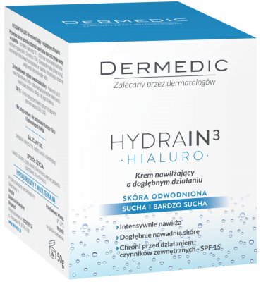 DERMEDIC H3 Hluboce hydratační den.krém SPF15 50g