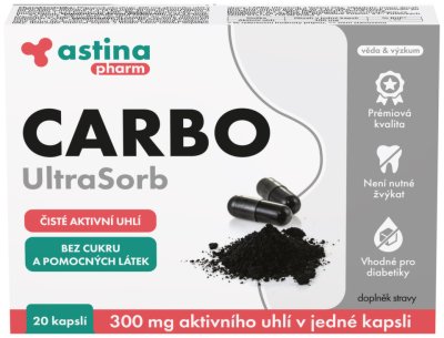 Astina CARBO UltraSorb 300mg cps.20