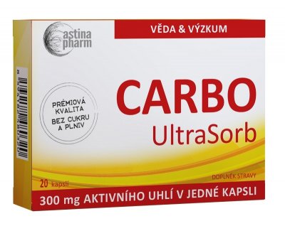 Astina CARBO UltraSorb 300mg cps.20