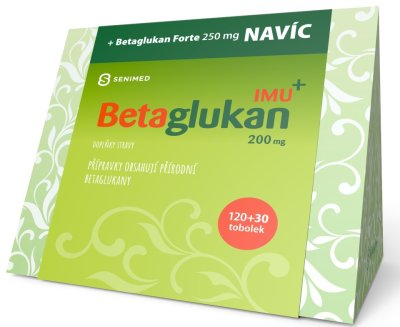 Betaglukan IMU+ 200mg tob.120 + FORTE 250mg tob.30