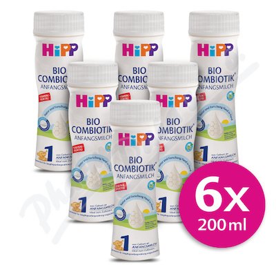 HiPP MLÉKO TEKUTÉ HiPP 1 BIO Combiotik 6x200ml