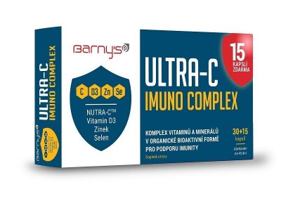 Barnys ULTRA-C Imuno Complex cps.30+15 zdarma