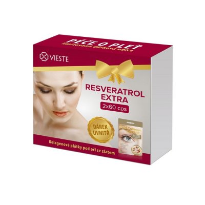 Vieste Resveratrol Extra cps. 2 x 60 + dárek 2021