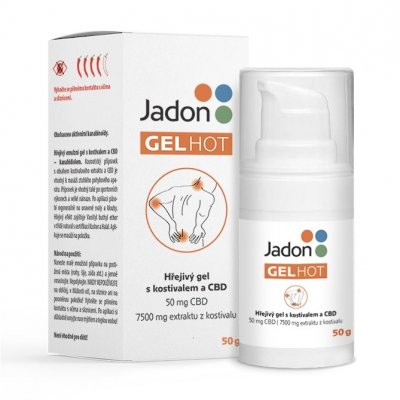 Jadon gel Hot hřejivý gel s kostivalem a CBD 50 g
