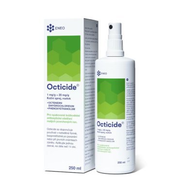 OCTICIDE 1MG/G+20MG/G kožní podání sprej, roztok 1X250ML