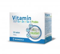 Vitamín D3+Zn+Se+Probio tbl.30