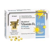 Bioaktivní Vitamin D3 D-Pearls 25mcg cps.80