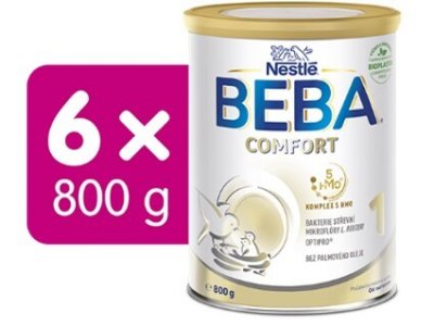 BEBA COMFORT 1 HM-O 800g - balení 6 ks