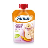 Sunar Ovocná kašička mix ovoce ovesné vločky 120g