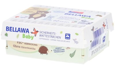 Bellawa Baby vatové tyčinky pro kojence 60 ks Bellawa Baby vatové tyčinky pro kojence 60 ks