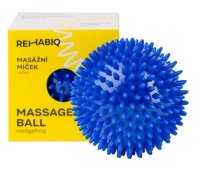 Rehabiq Masážní míček ježek modrý 10cm
