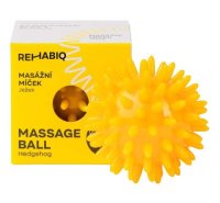 Rehabiq masážní míček ježek žlutý 6cm