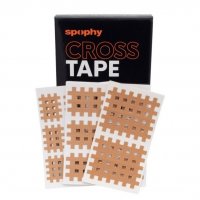 Spophy Cross tape typ mix A, B, C 130 kusů-(Typ A 180 ks cross tejpů 2,1 x 2,7cm+Typ B 120 ks cross tejpů 3,6 x 2,8cm+Typ C 40 ks cross tejpů 5,2 x 4,4cm)