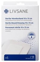 LIVSANE Sterilní náplasti na rány 10x15 cm 5ks