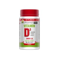 Vitamín D3 Mega 2000 I.U. tbl.180+90 Bio-Pharma