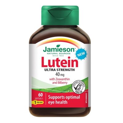 Jamieson Lutein se zeaxantinem a borůvkami 60 kapslí